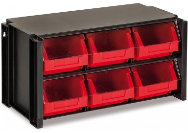 TAYG Estante Apilable con 6 Cajones - Práctico y Compacto