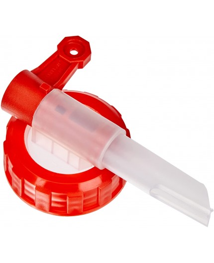 Tapón grifo rojo y blanco Tayg para bidones de 20 y 30 litros