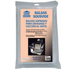 GARHE - 50 BOLSAS GOFRADAS ENVASADO AL VACÍO