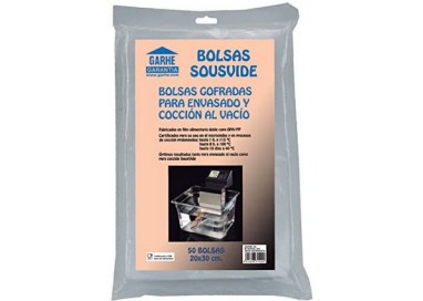 GARHE - 50 BOLSAS GOFRADAS ENVASADO AL VACÍO