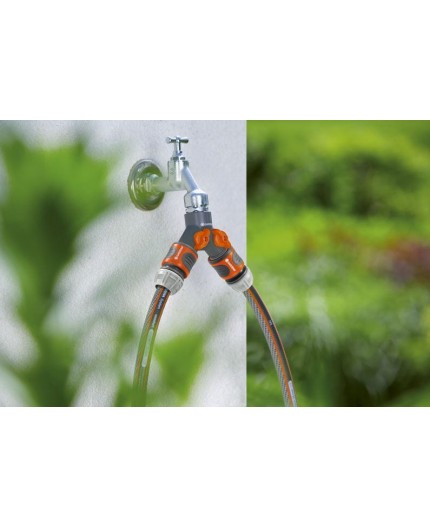 GARDENA Distribuidor Doble Para Grifos 33,3 mm – 940-26