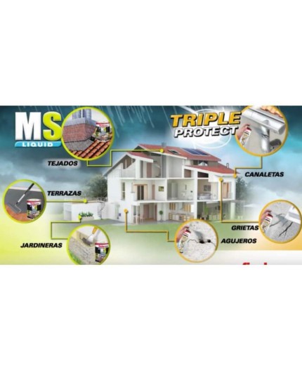 FISCHER - Silicona líquida en spray 500ml Negro para sellar e impermeabilizar fugas de agua, grietas