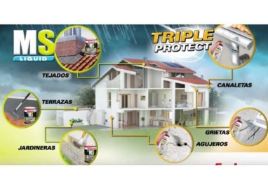 FISCHER - Silicona líquida en spray 500ml Negro para sellar e impermeabilizar fugas de agua, grietas