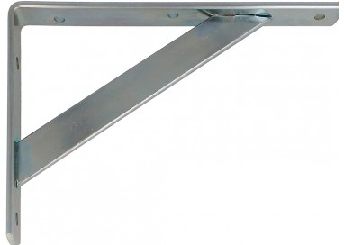 AMIG 22573 Soporte-Ángulo-Palomilla-Escuadra, Zincado, 400 x 275 mm