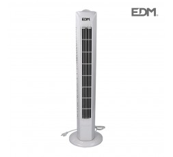 Ventilador de torre potencia: 45w blanco 21x78cm edm