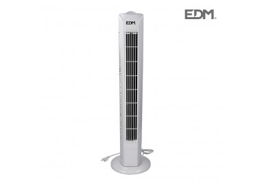 Ventilador de torre potencia: 45w blanco 21x78cm edm