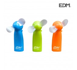 Ventilador a pilas "funny colors" 2aa (no incluidas) edm