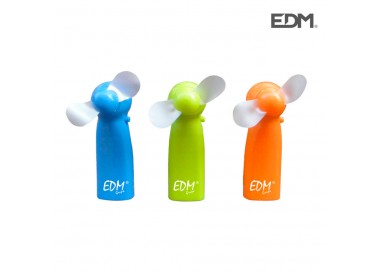 Ventilador a pilas "funny colors" 2aa (no incluidas) edm