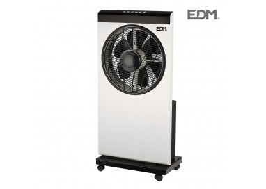 Ventilador nebulizador con mando a distancia blanco/negro potencia: 80w aspas: ø30cm 39x24x84cm 39xedm
