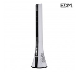 Ventilador de torre potencia: 40w con mando a distancia blanco 28,5x27,8x110,8cm edm