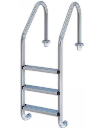Escalera Inox 3 Peldaños Piscina | AISI 304 | Ferretería Torres