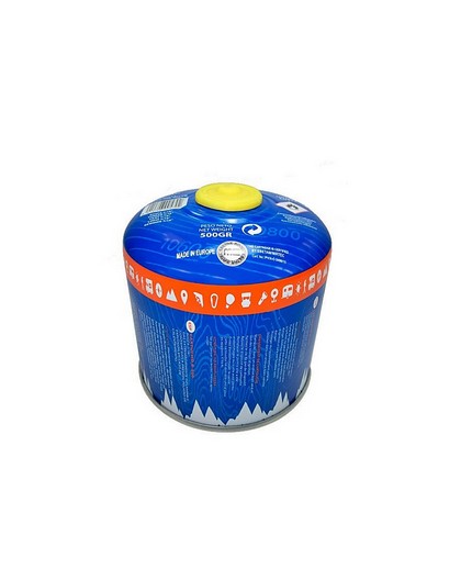 Cartucho de gas Butsir B-500 de 500 gramos con rosca universal 7/16.