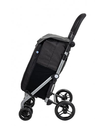 carlett-carro-de-compra-de-aluminio-classic-duo-4-ruedas-negro-volcano