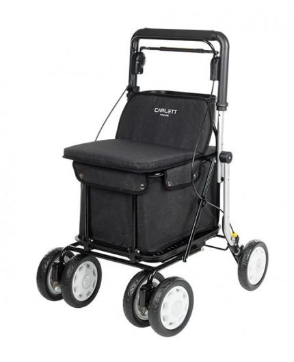 CARLETT - CARRO DE COMPRA ANDADOR / ASIENTO 4 RUEDAS LETT 900P-S1 - NEGRO / VOLCANO CARLETT - CARRO DE COMPRA ANDADOR / ASIENTO 4 RUEDAS LETT 900P-S1 - NEGRO / VOLCANO