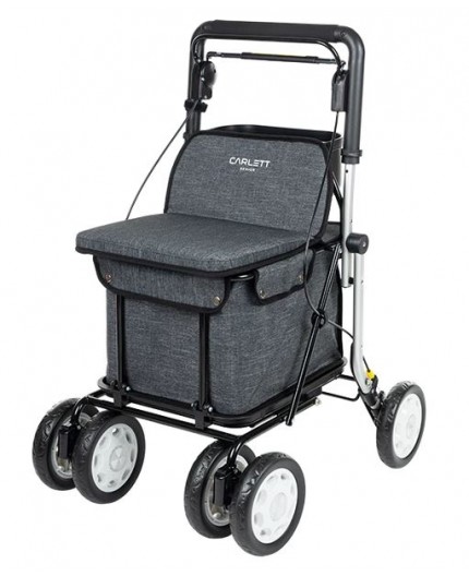 CARLETT - CARRO DE COMPRA ANDADOR / ASIENTO 4 RUEDAS LETT 900P-S3 - GRIS / ICE CARLETT - CARRO DE COMPRA ANDADOR / ASIENTO 4 RUEDAS LETT 900P-S3 - GRIS / ICE