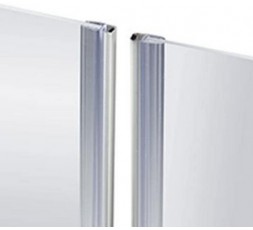 Perfil mampara BRINOX recto imantado 2 metros