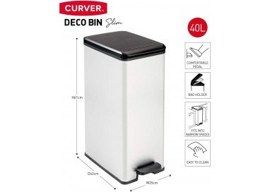 curver-cubo-de-basura-deco-slim-gris-40-l