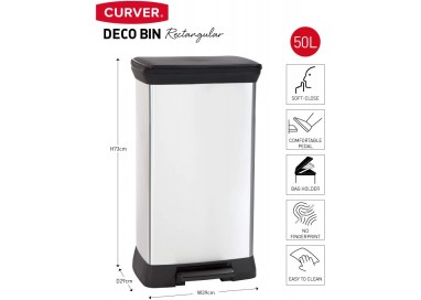 curver-cubo-de-basura-deco-slim-gris-50-l