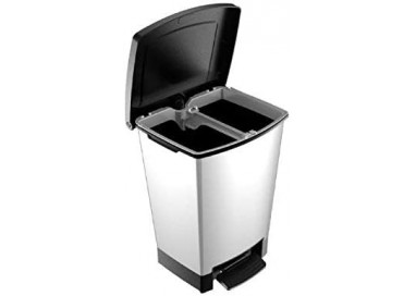 curver-cubo-de-basura-2-en-1-gris-25-l