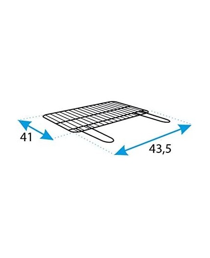 IMEX EL ZORRO - BARBACOA CON PARRILLA DE HIERRO 71403 - 91 x 37 x 44 CM