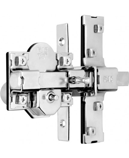 FAC - 946-RP/80 - Cerrojo UVE, acabado niquelado