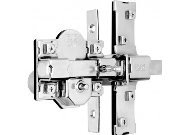 FAC - 946-RP/80 - Cerrojo UVE, acabado niquelado