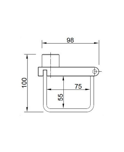 Detalle del candado de latón macizo LYF.