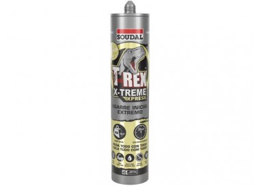 SOUDAL T-Rex Adhesivo Sellador X-Treme Express Blanco 280 ML