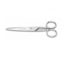 3 CLAVELES Tijera Costura 6" Varios Usos – 00019