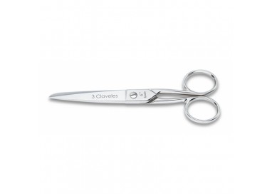 3 CLAVELES Tijera Costura 6" Varios Usos – 00019