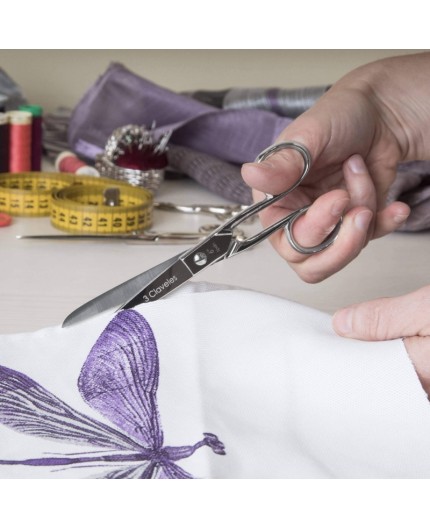 3 CLAVELES Tijera Costura 6" Varios Usos – 00019