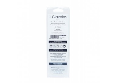 3 CLAVELES Tijera Costura 6" Varios Usos – 00019