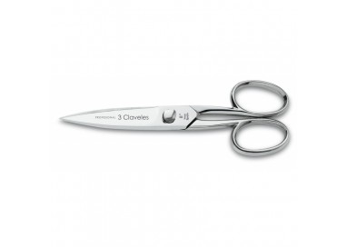 3 CLAVELES Tijera Cocina Master 8" – 00410