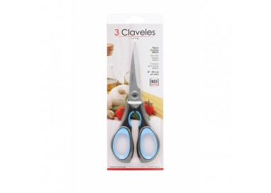 3 CLAVELES Tijera Cocina Ergo 8" – 00442
