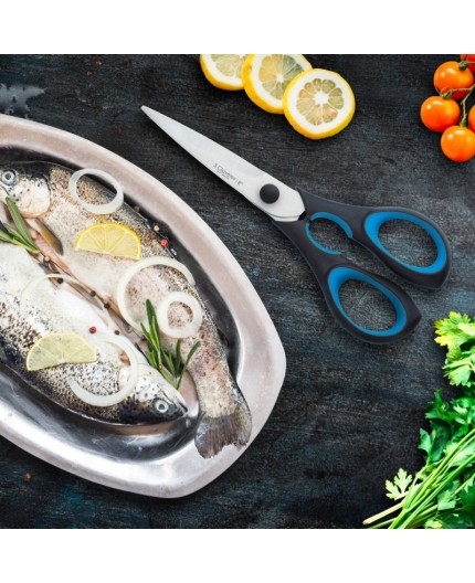 3 CLAVELES Tijera Cocina Ergo 8" – 00442