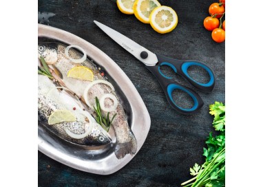 3 CLAVELES Tijera Cocina Ergo 8" – 00442