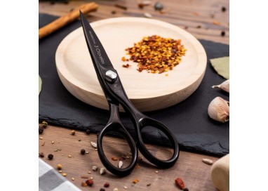 Tijera Cocina Chef 3 Claveles 8" – Acero Inoxidable con Titanio. 00429