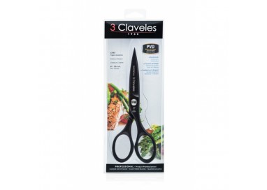 Tijera Cocina Chef 3 Claveles 8" – Acero Inoxidable con Titanio. 00429