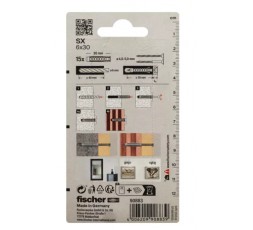 fischer-blister-taco-de-expansion-con-reborde-sx-6-x-30-15-ud-090883 2