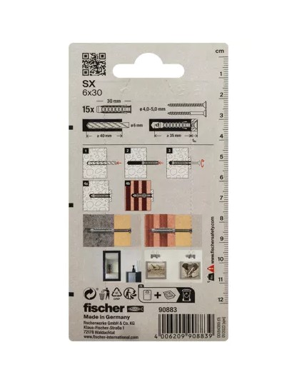 fischer-blister-taco-de-expansion-con-reborde-sx-6-x-30-15-ud-090883