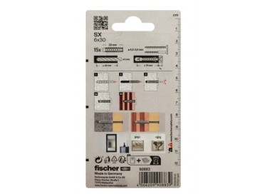 fischer-blister-taco-de-expansion-con-reborde-sx-6-x-30-15-ud-090883