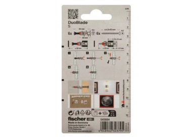 Tacos Fischer Duoblade S: Fijación Rápida y Segura en Placas de Yeso