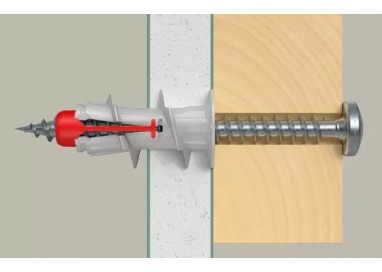 Tacos Fischer Duoblade S: Fijación Rápida y Segura en Placas de Yeso