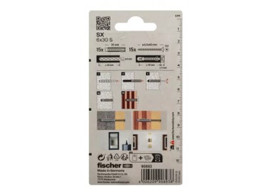 fischer-blister-tornillo-taco-de-expansion-8-x-40-sx-sk-nv-15-ud-