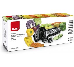 IBILI - Mandolina, Acero Inoxidable, Negro, 30