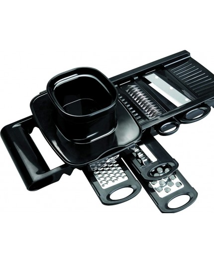 IBILI - Mandolina, Acero Inoxidable, Negro, 30