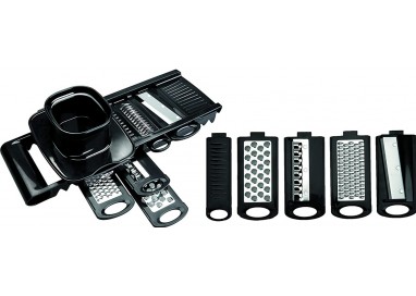 IBILI - Mandolina, Acero Inoxidable, Negro, 30