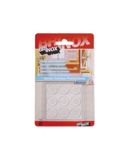 brinox-blister-9-gotas-planas-protectoras-adhesivas-transparente-17-mm-b78050h