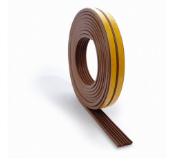 brinox-burlete-puerta-y-ventana-tipo-e-adhesivo-color-marron-9-x-4-mm-6-mts-b82500m