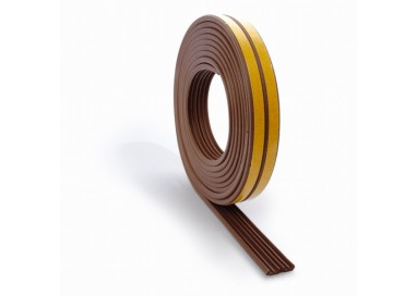 brinox-burlete-puerta-y-ventana-tipo-e-adhesivo-color-marron-9-x-4-mm-6-mts-b82500m